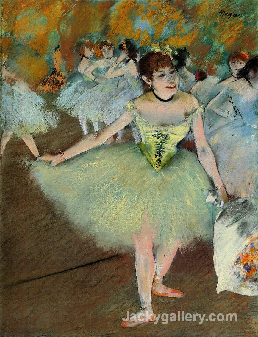 On Stage by Edgar Degas paintings reproduction
